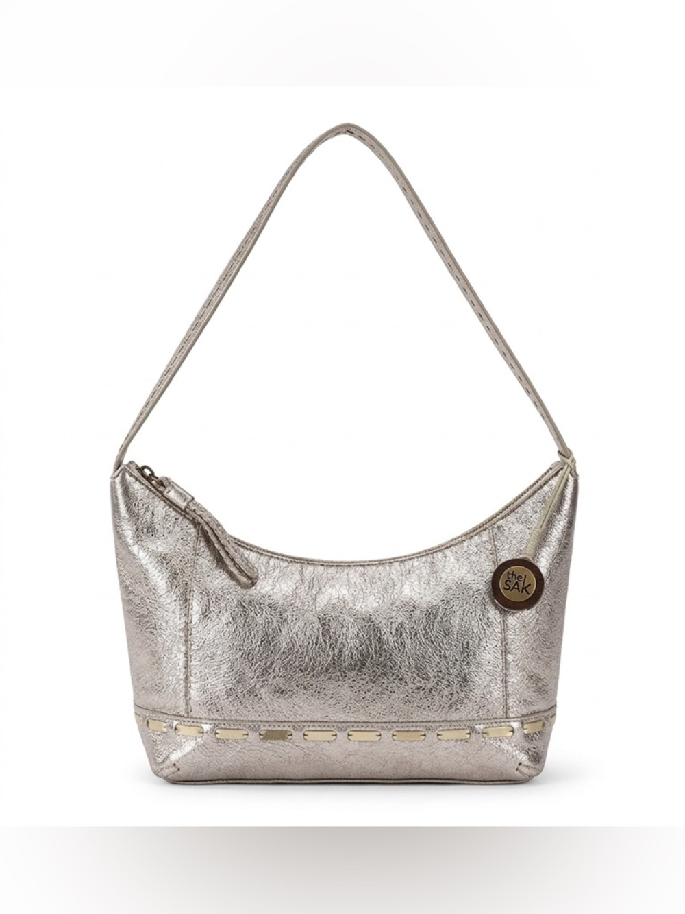 THE SAK Bridget Golden Leather Hobo Shoulder Bag - CALLOUTS / REHAB BAG